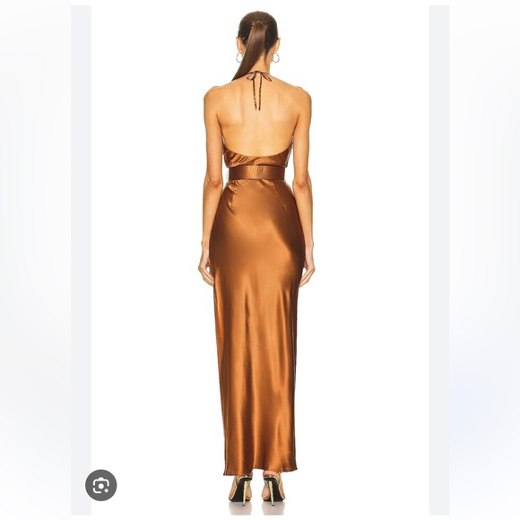 Nicholas Lucinda Dress like new no flaws-Hazelnut/Copper - Picture 2 of 9